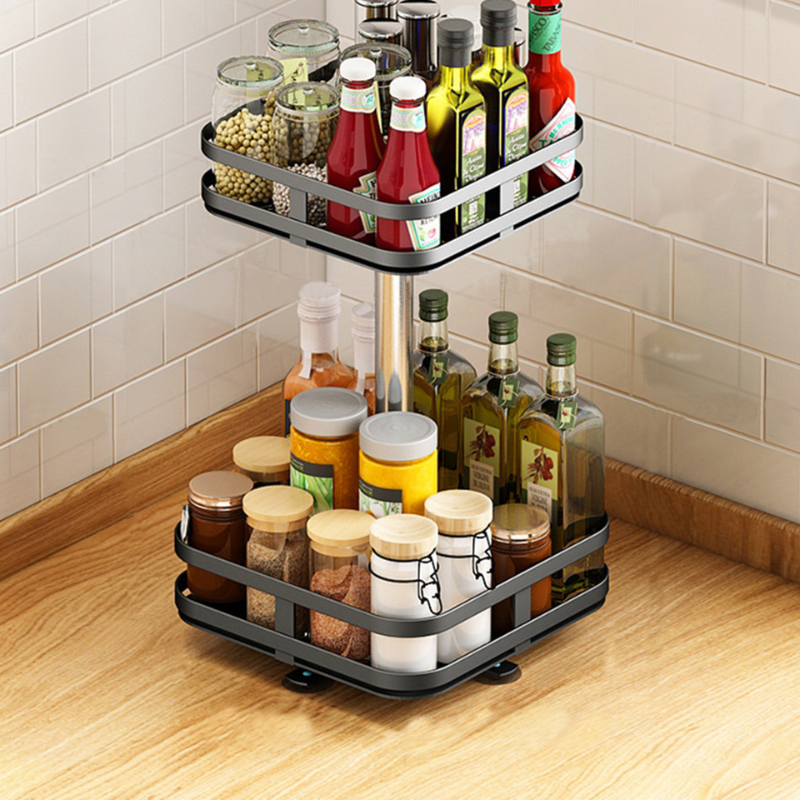 360° Rotatable Multifunctional Storage Shelf