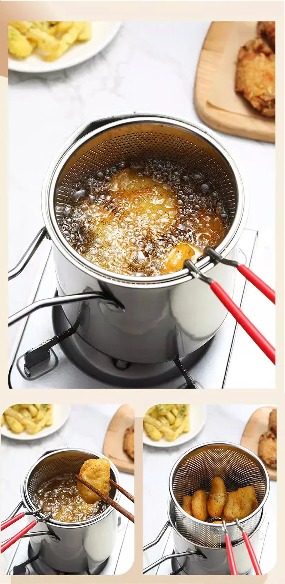 CrispMaster - Compact Fryer for Snacks