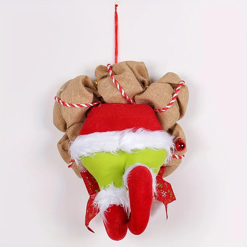 Magical Christmas Wreath - Playful Patchwork for Festive Decoration