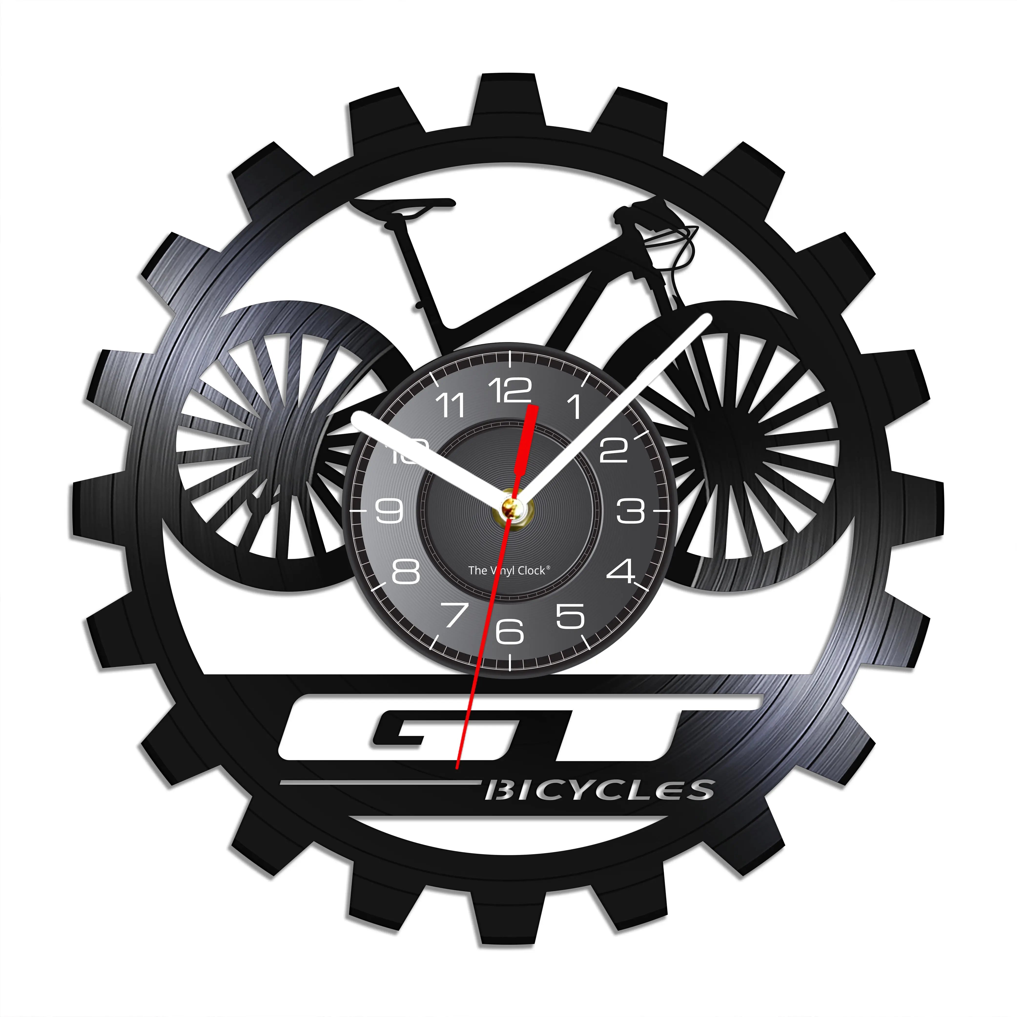 VinylCycle Clock – Unique Color Changing Vinyl Alarm Clock