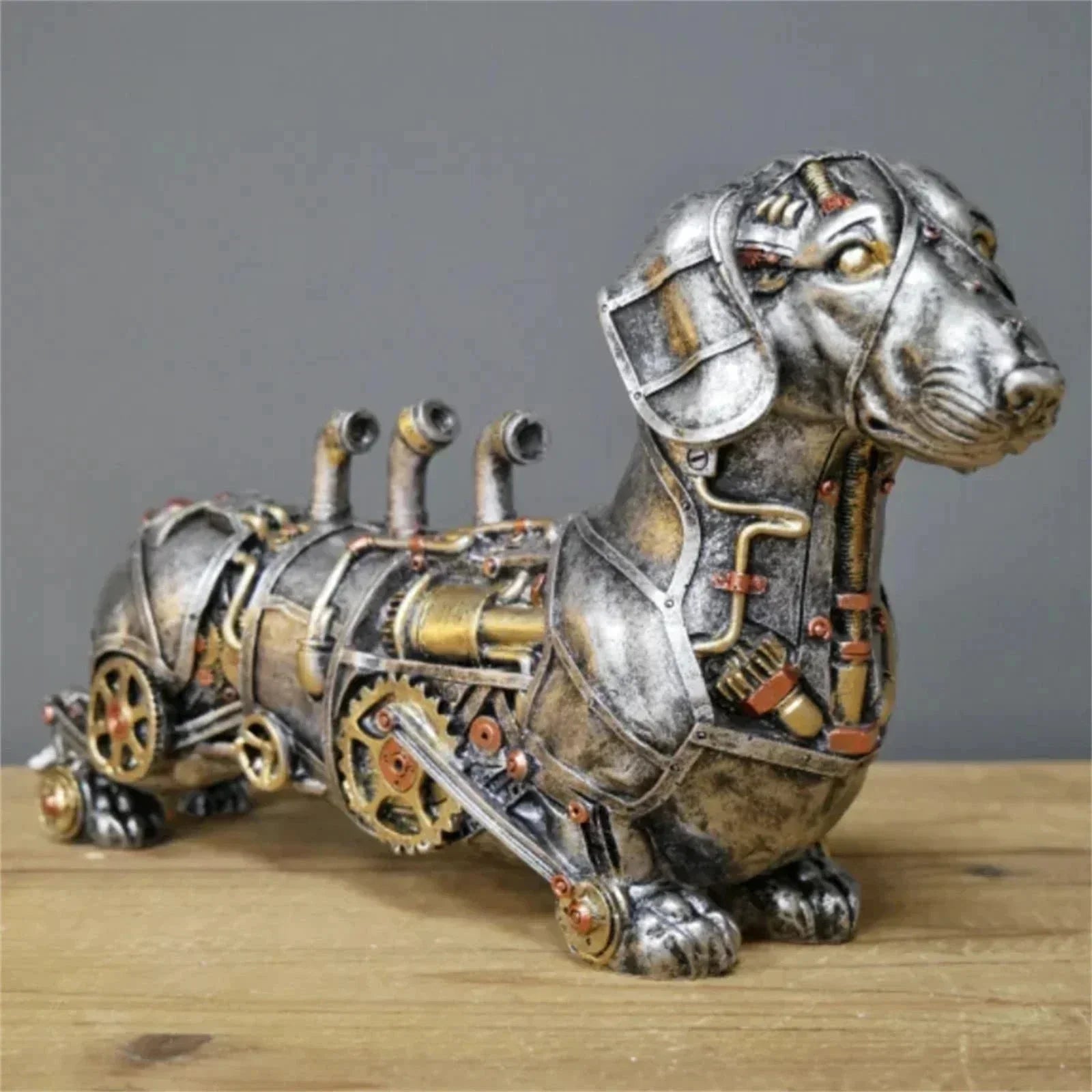 SteamBeast - Steampunk Animal Figures with Gear Discs