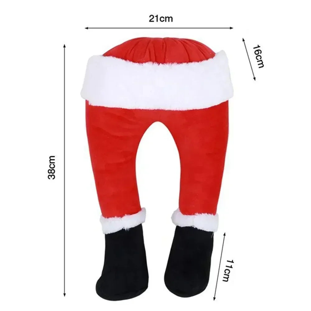 SantaLegs - Magical Plush Decoration for Christmas