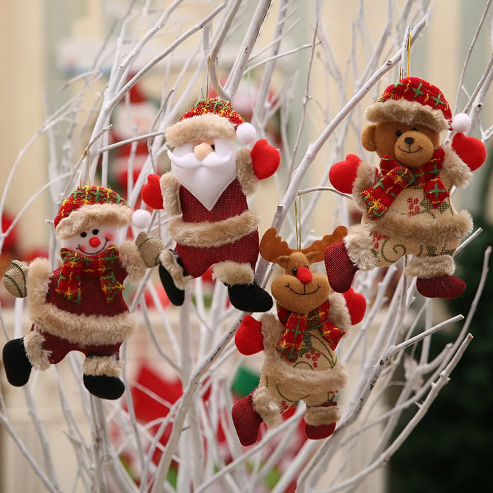 Magical Christmas Ornaments - Set of 4 Atmospheric Christmas Decorations