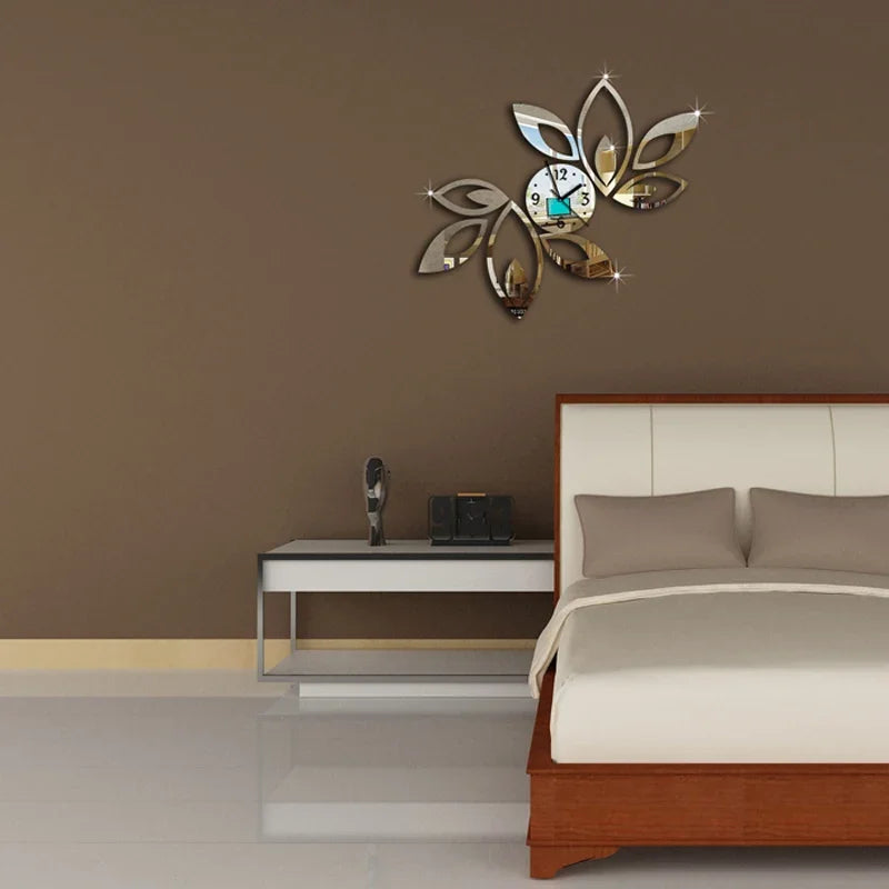 DecoTime Clock - Stylish 3D Acrylic Wall Clock