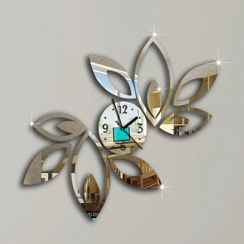 DecoTime Clock - Stylish 3D Acrylic Wall Clock