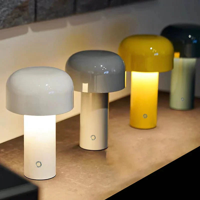 Italian Mushroom Wireless Table Lamp - Elegant Table Lamp for a Magical Atmosphere