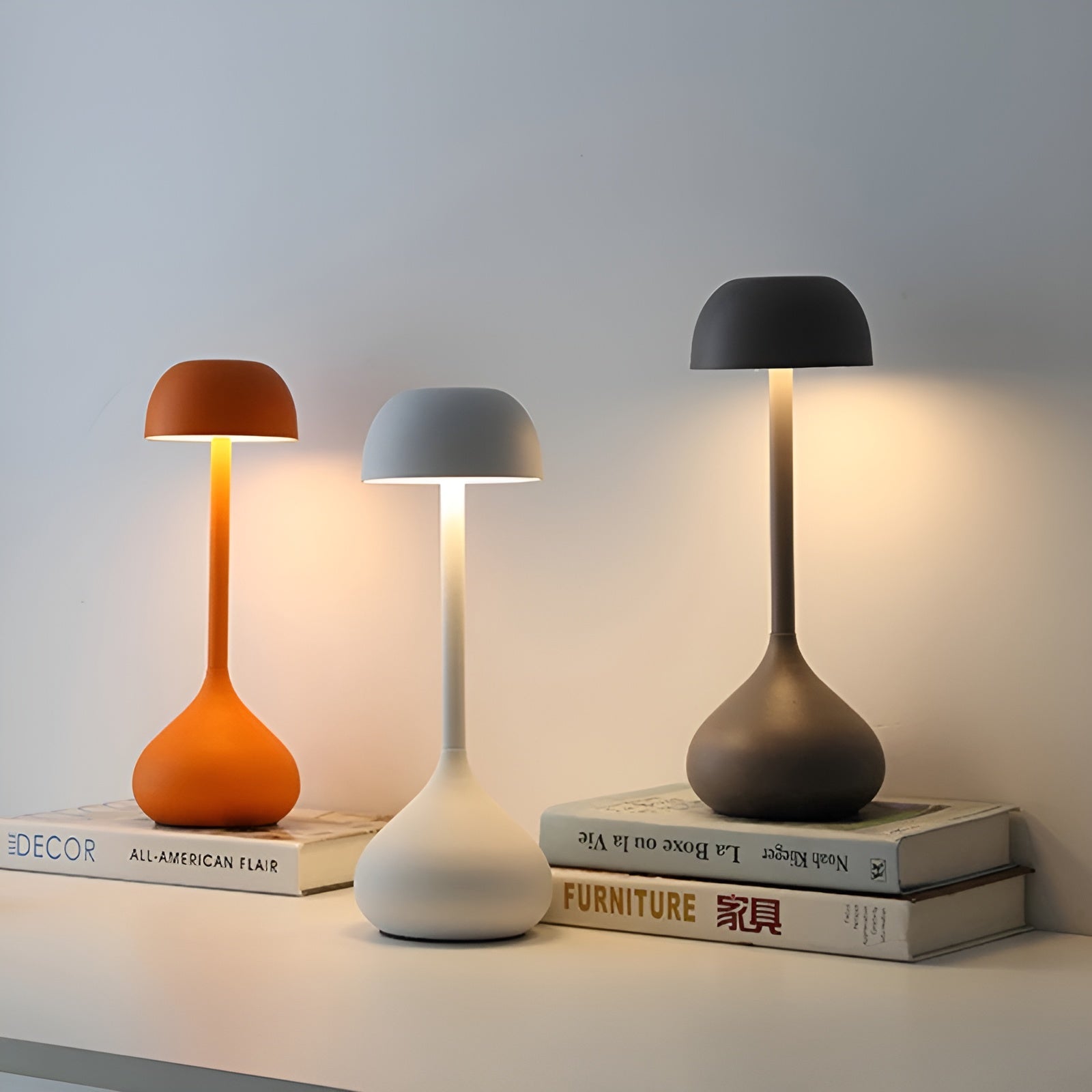 LumiTouch Wireless LED Table Lamp – Elegant, Dimmable and Modern 