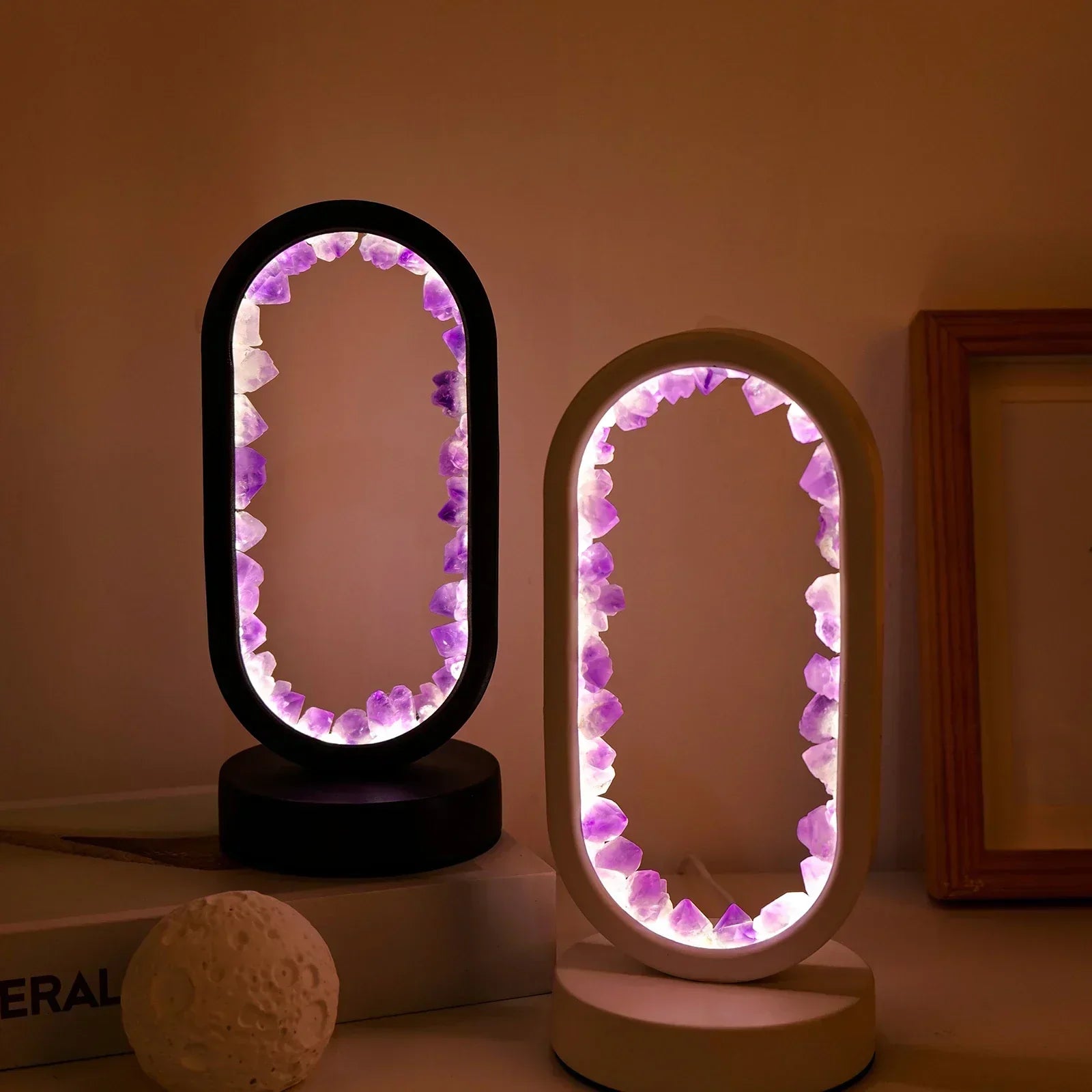 Améthystique – Elegant Natural Crystal Lighting