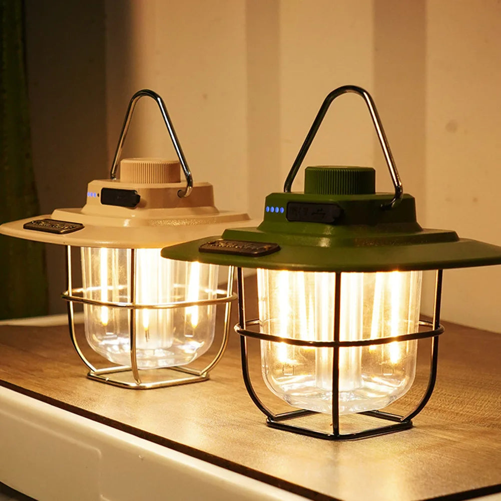 RetroLuxe - Vintage Outdoor Lamp for Adventurous Moments