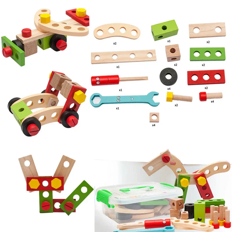 BuilderCraft Set – Creative Montessori Building Kit for Children