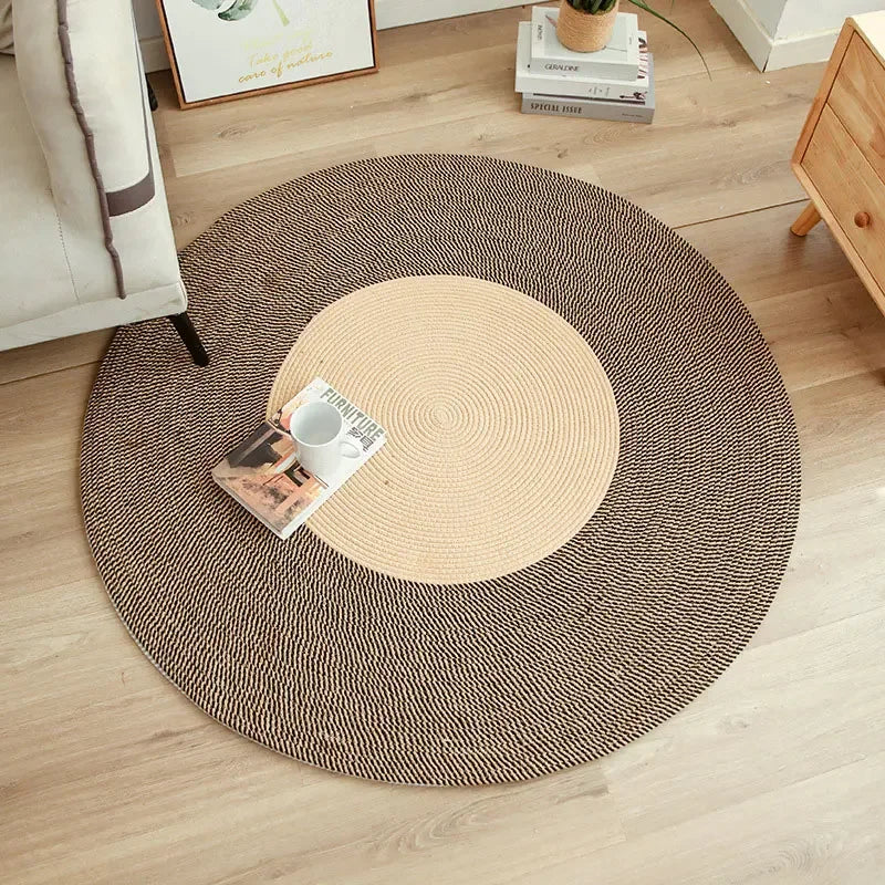WeaveNest - Luxurious Jute Rug for Interior Design