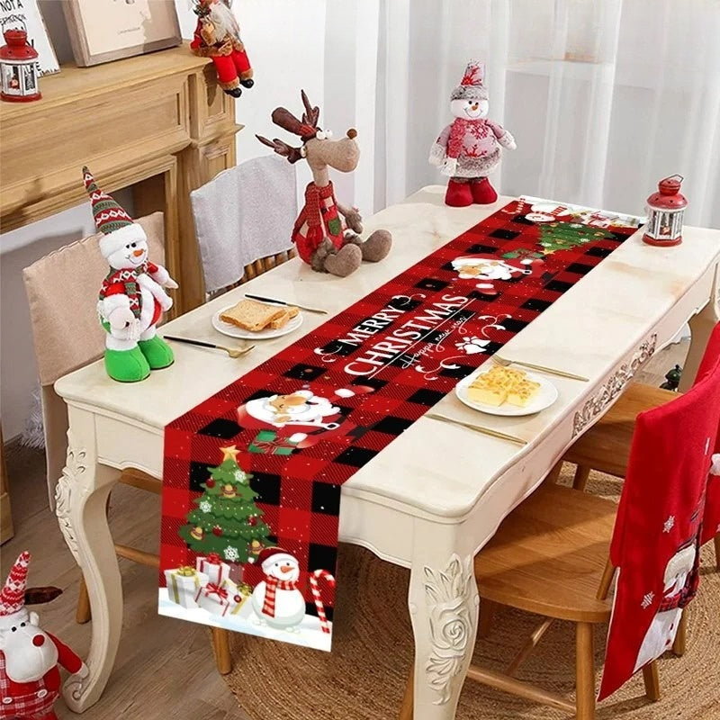 RêveFestif Christmas Tablecloth - Functional Decoration for the Holidays