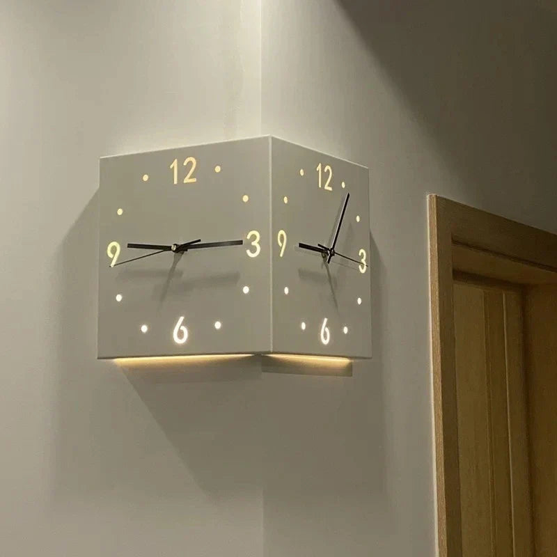 DualEdge Clock - Elegant Wall Clock with Silent Mechanism
