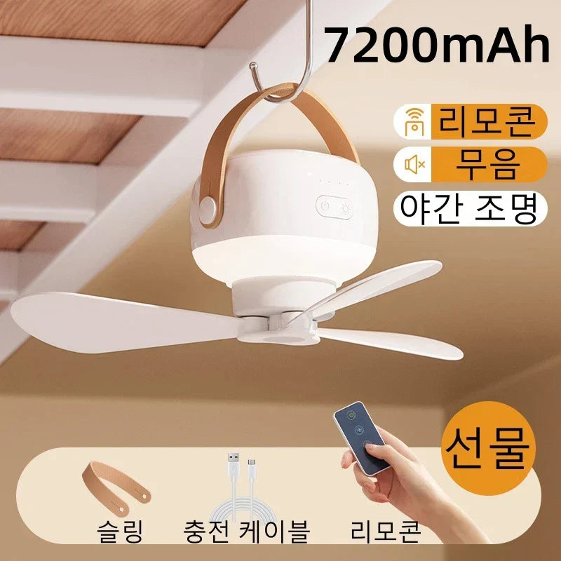 AirGlow Luxe Fan – Elegant Ceiling Fan with LED Lighting