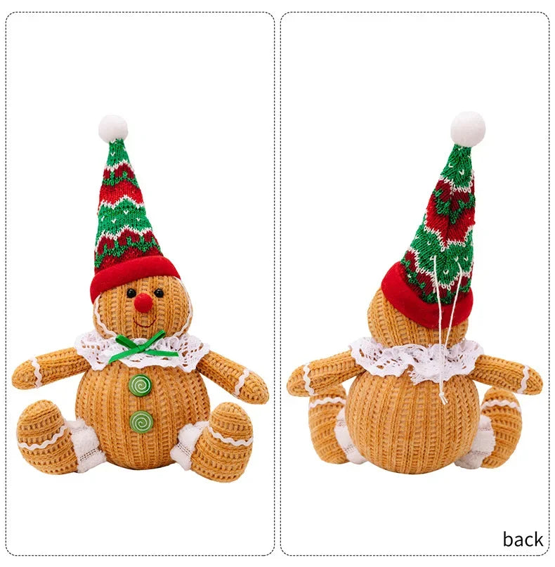 Festlig Pepparkaksgubbe Hängare för Juldekoration – Gul