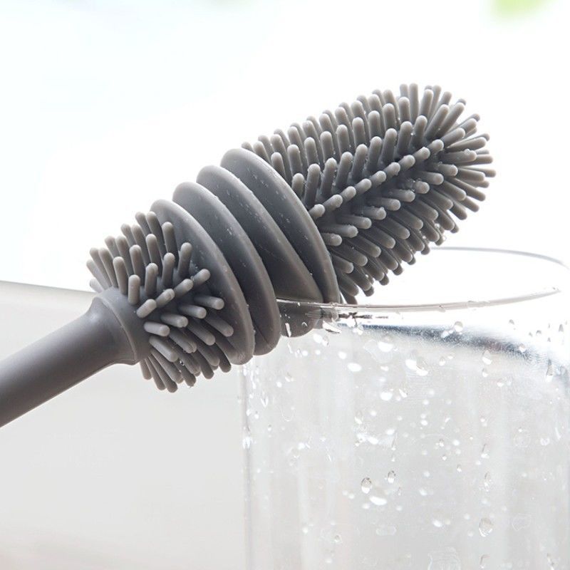 BrushMaster – Silicone Dish Brush for Bottles and Glasses