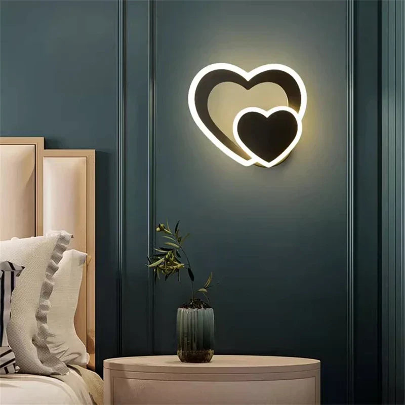 HeartGlow Vägglampa - Modern LED Belysning