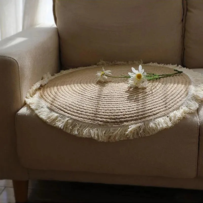 WeaveNest - Luxurious Jute Rug for Interior Design