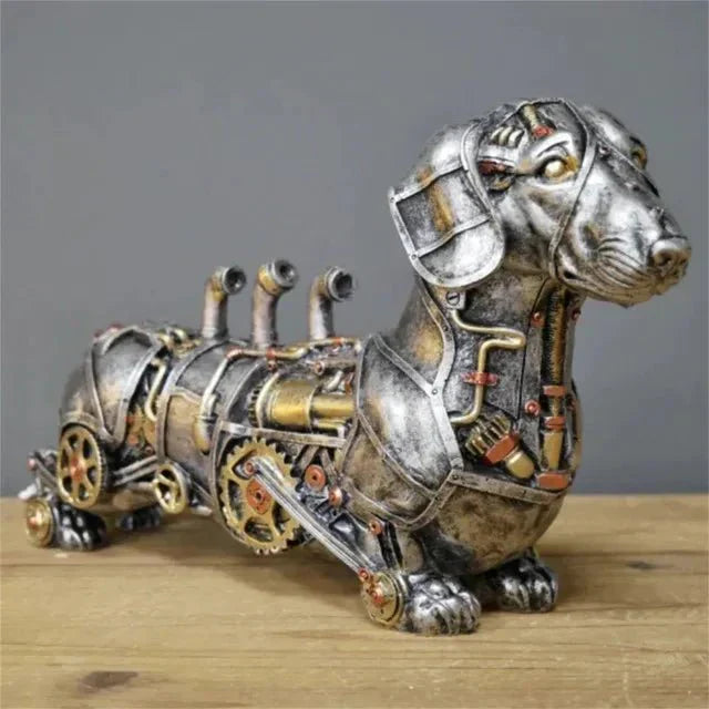 SteamBeast - Steampunk Animal Figures with Gear Discs