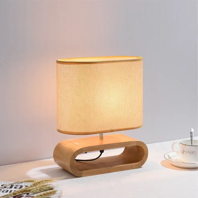 ZenHout - Säre Hout Desk Lamp for Relaxation