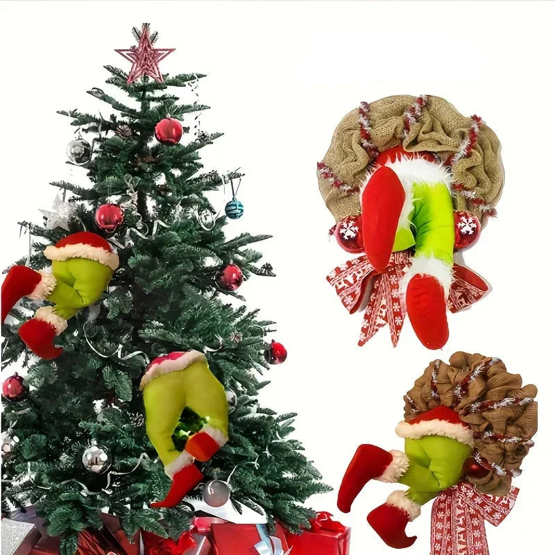 Magical Christmas Wreath - Playful Patchwork for Festive Decoration