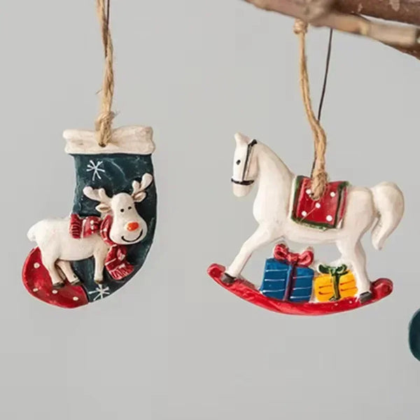 FrostyAntlers Strumpor - Festlig Älg Juldekoration