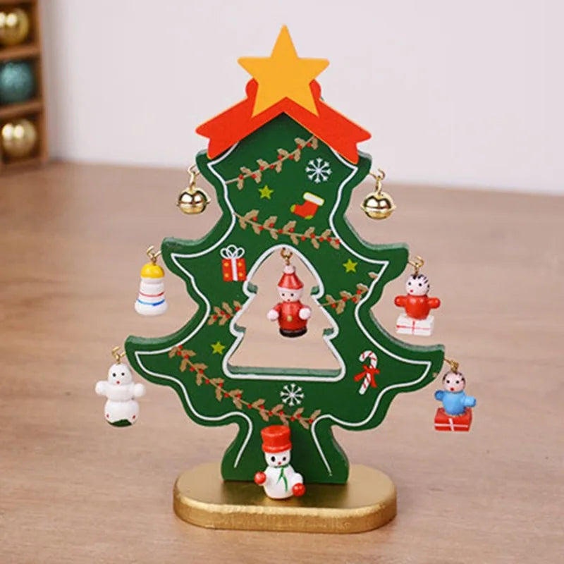 CharmTree Julgran - Handgjord 3D Juldekoration av Trä