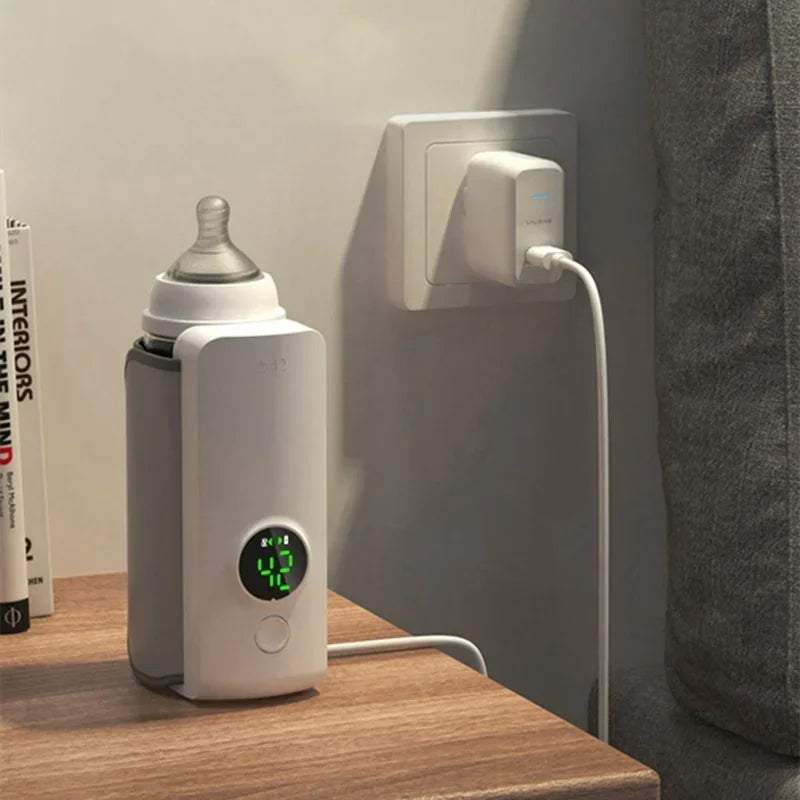 WarmEase - Portable Baby Bottle Warmer with Adjustable Temperature