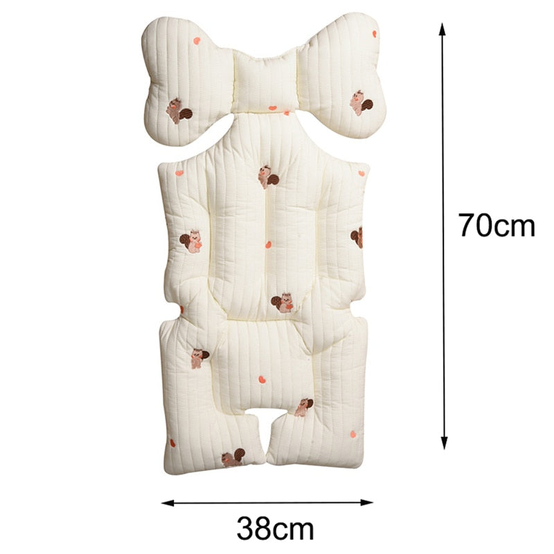 SnuggleRide - Comfortable Stroller Cushion with Stylish Prints