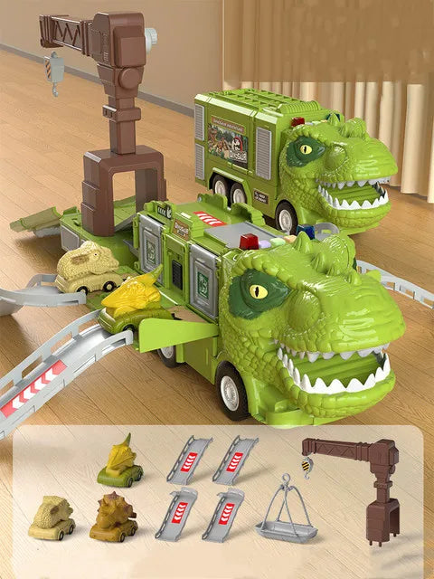 DinoRoar Truck - Foldable Dinosaur Adventure Truck