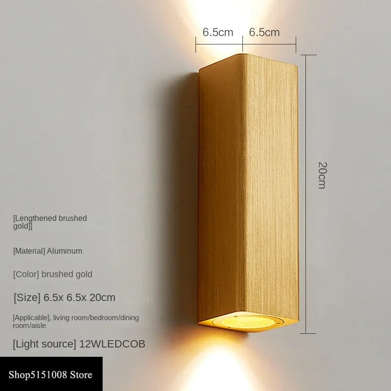 GlowLuxe - Stylish LED wall lamp for bedrooms