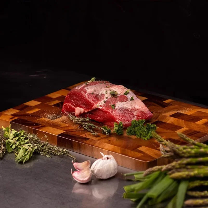 TimberFlow – Luxe Double-Sided Wooden Cutting Board