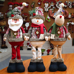 FeteLegere Plysch Julfigurer - Söt Julfigurer för Barn