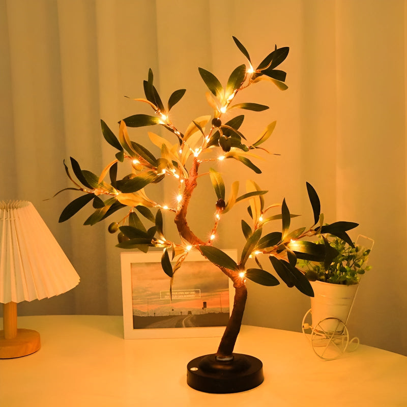 Magisk Trädlampa med - Gnistrande LED Belysning