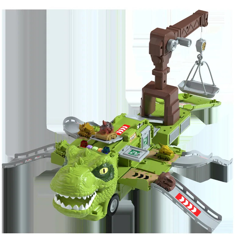 DinoRoar Truck - Foldable Dinosaur Adventure Truck