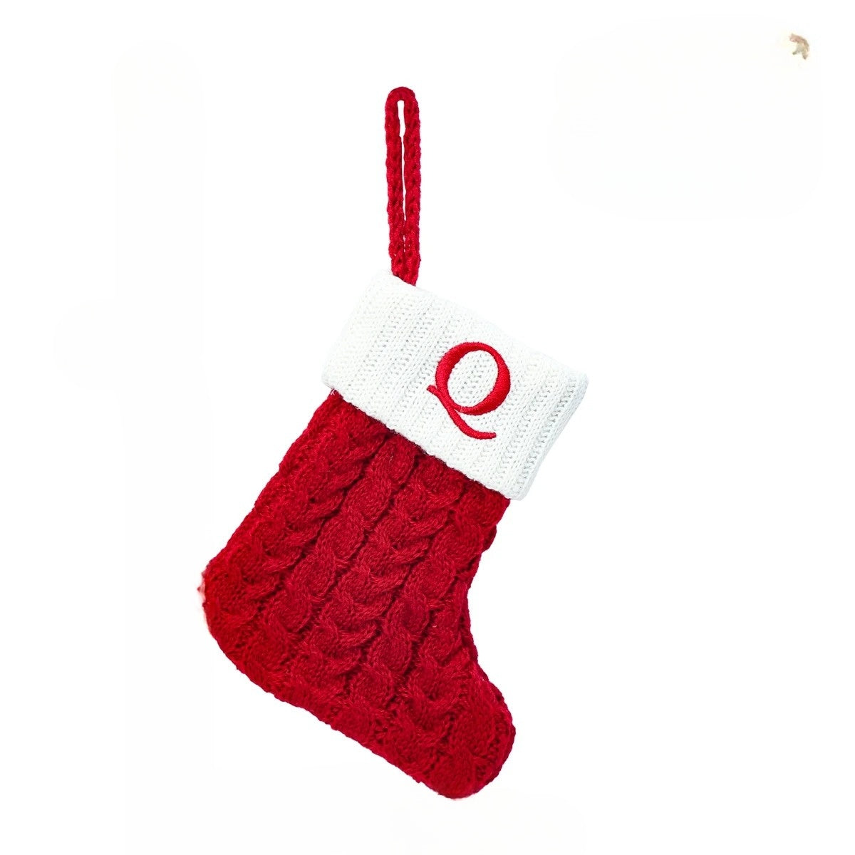 Snowflake Christmas Stockings - Festive Knitted Christmas Decorations