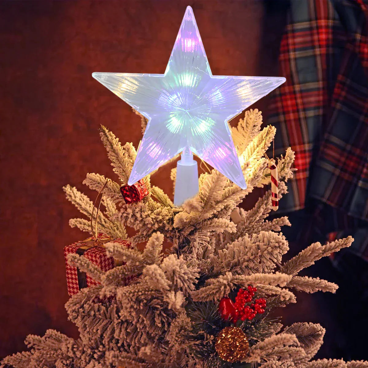 Starlight - Magical LED star for Christmas tree decoration