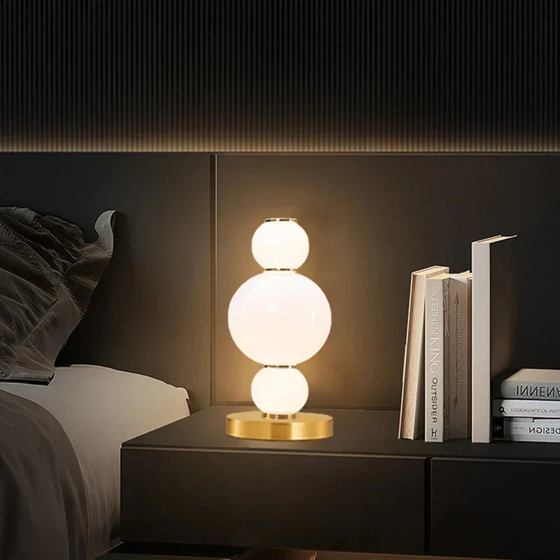 RadiantGlow - Elegant Table Lamp with LED Lighting