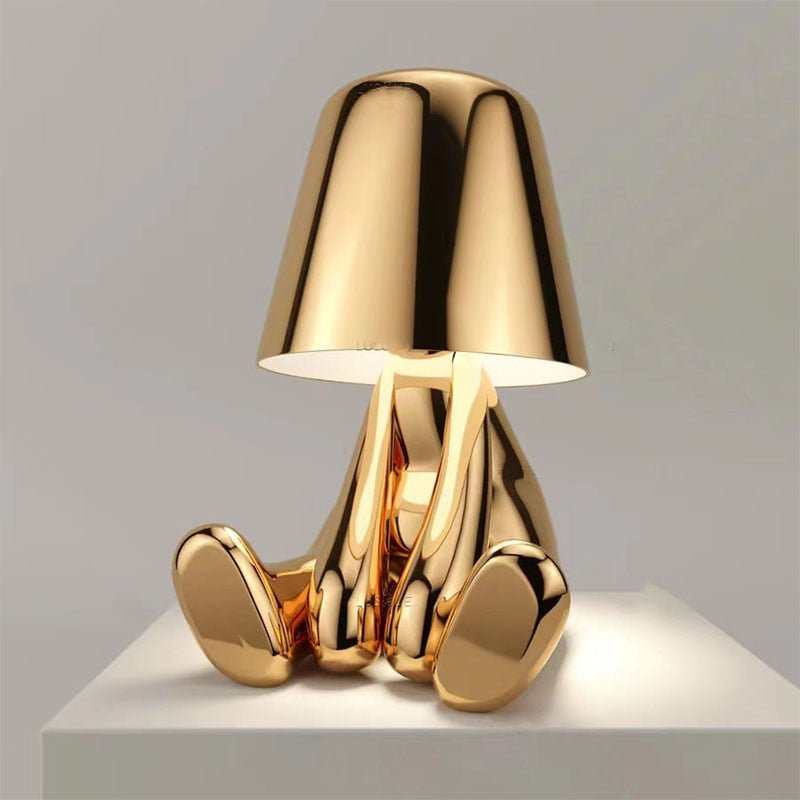 LichtClass Table Mirror – Elegant Rechargeable Night Light with Touch Control