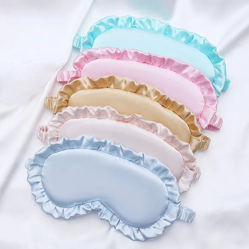 Volant Masks - Luxurious Silky Sleep Coverlet with Ruffles