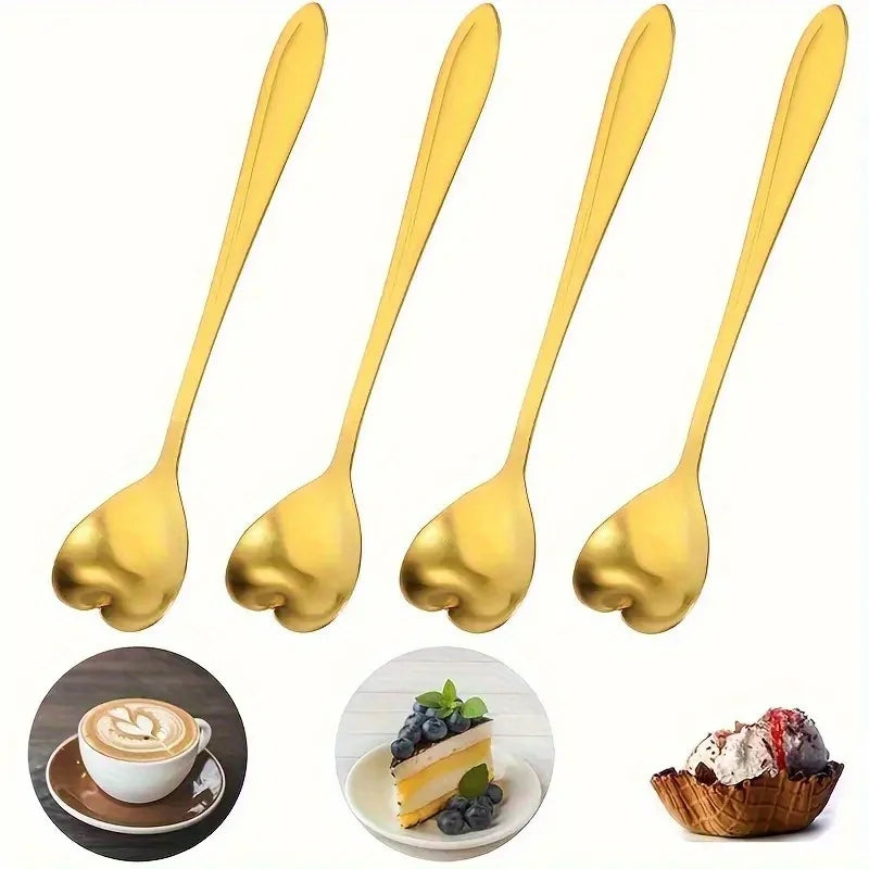 HeartSpoonSet – Romantic Spoon Set for Table