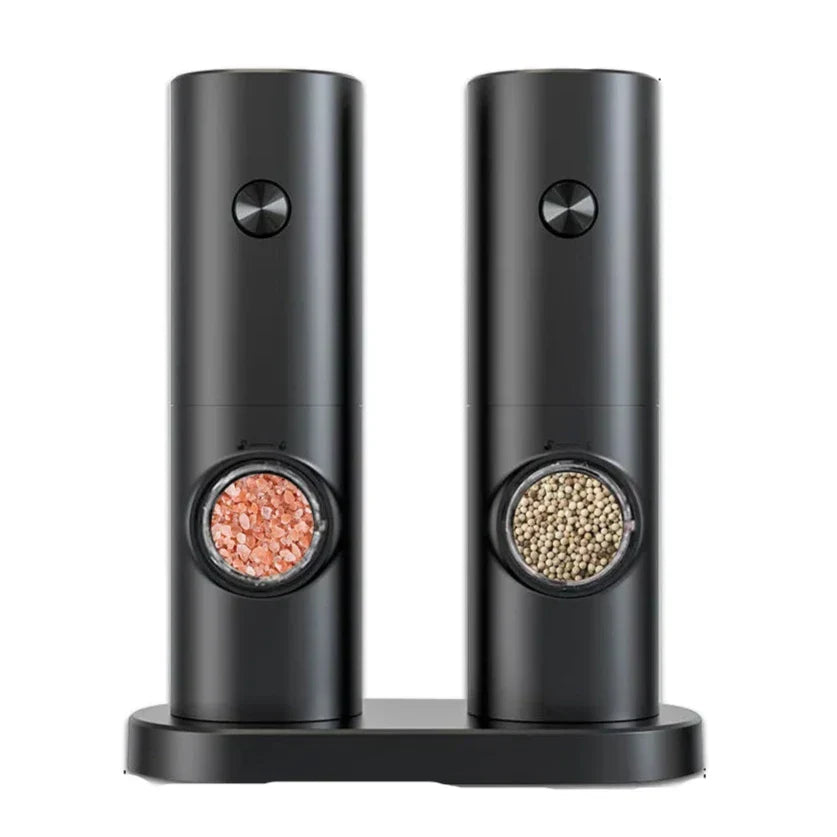 GrindPro - Modern Electric Pepper and Salt Mill with LED