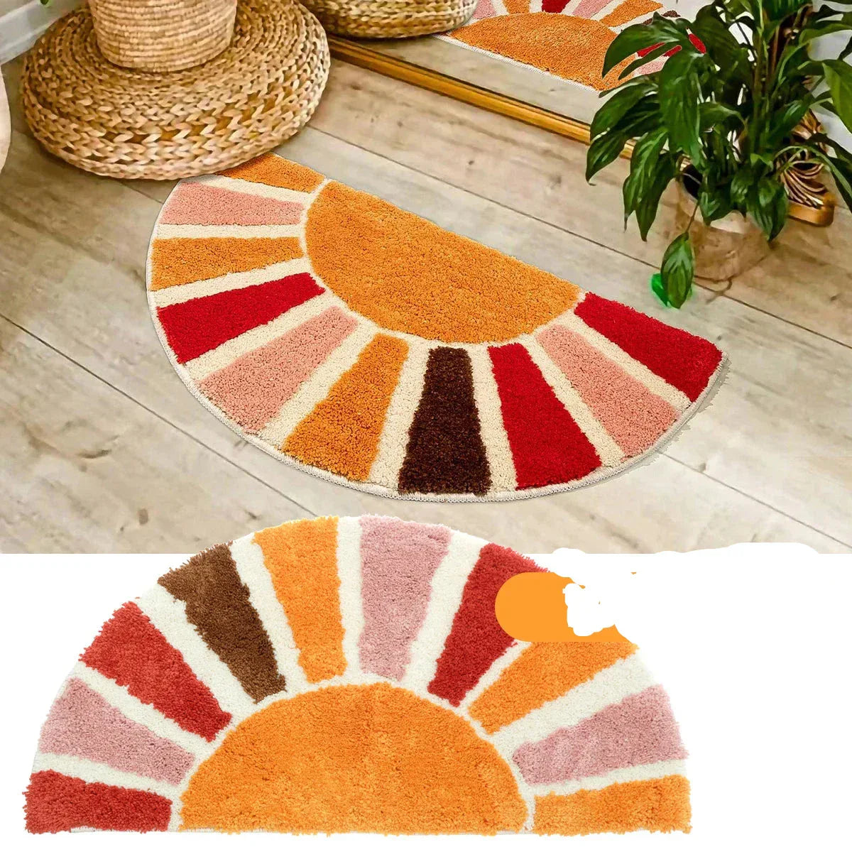 RadiantBloom - Sunflower Doormat for the Entrance