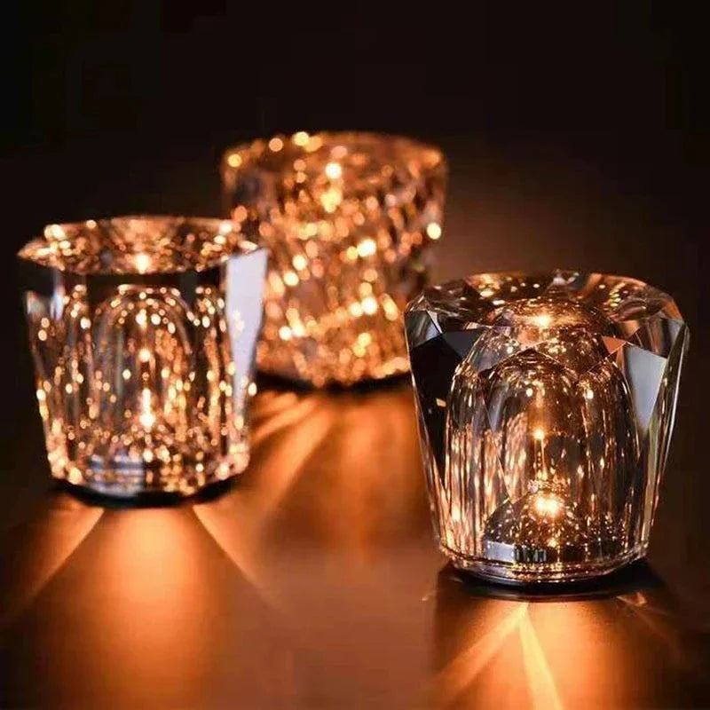 ChicGlow - Luxurious Crystal and Iron Pendant Lamp for Restaurants
