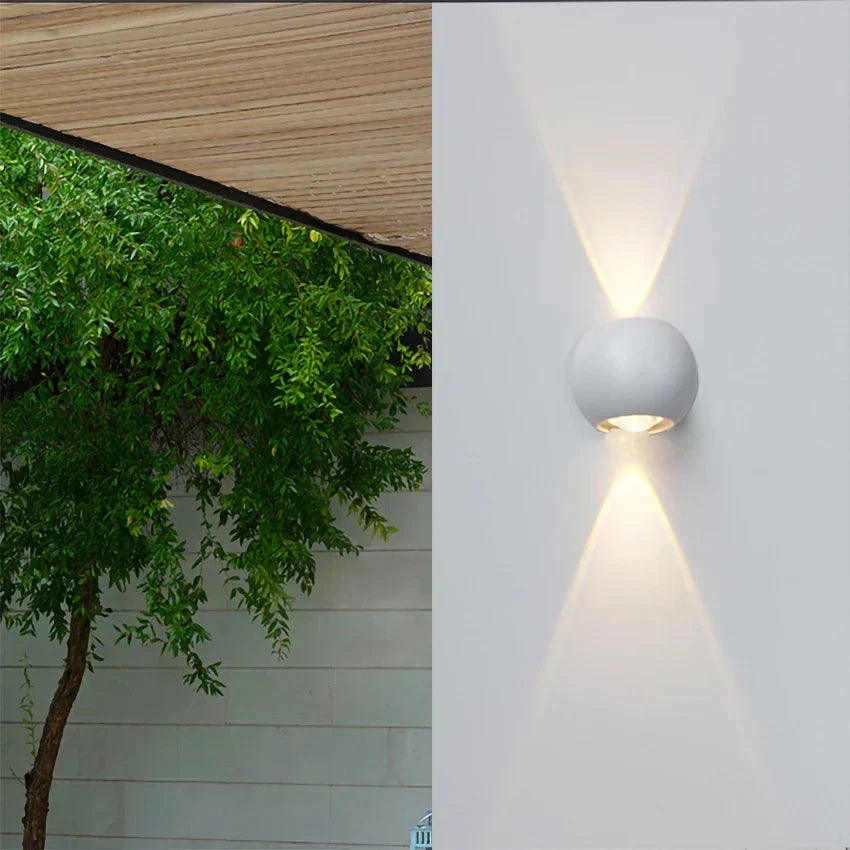 SolarGlow - 6W Outdoor Wall Light