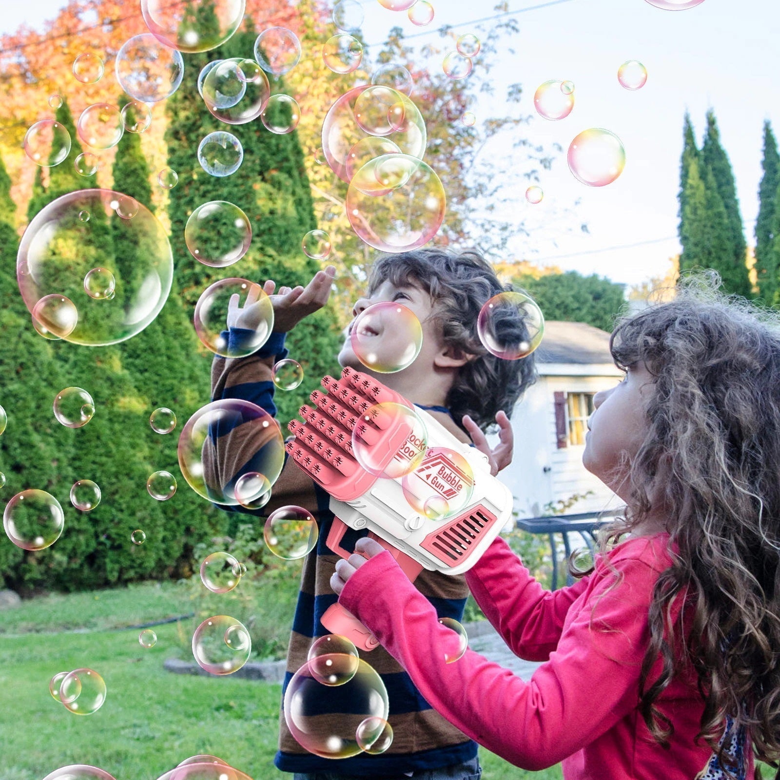 EndlessBubbles Blaster - Battery-Free Fun for Everyone