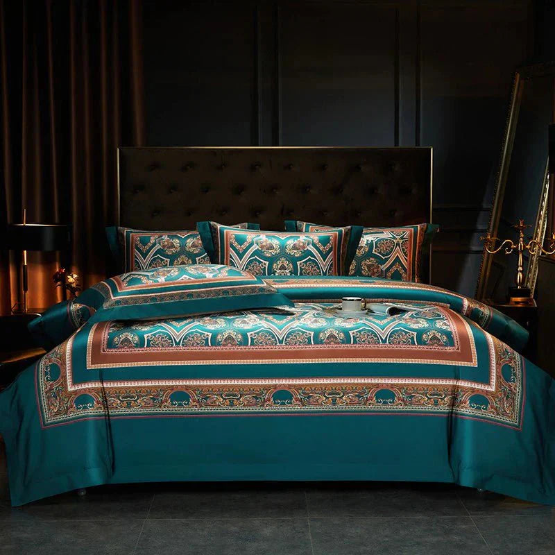 Vintage Grandeur - Luxurious Duvet Set in Egyptian Cotton