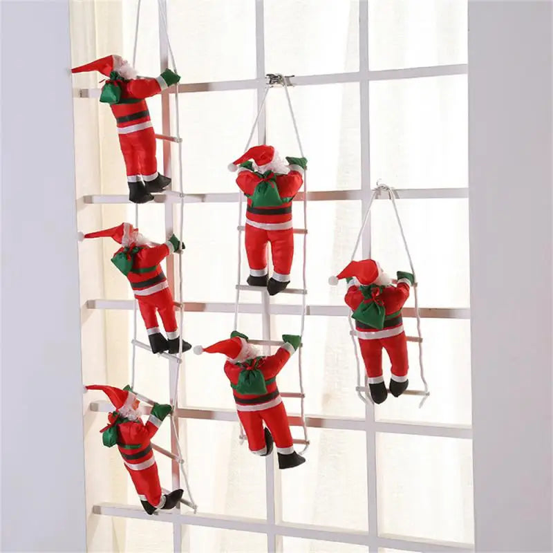 Climbing Santa Claus - Christmas decoration for the holidays