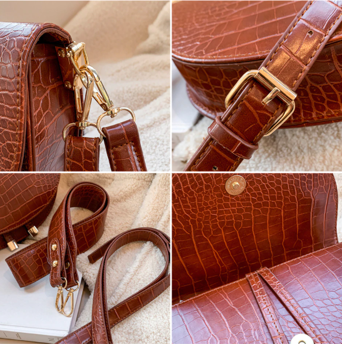 Chelsey Crossbody Bag – Large Crocodile Pattern Bag