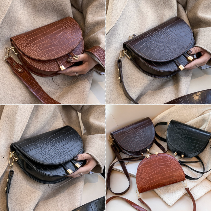 Chelsey Crossbody Bag – Large Crocodile Pattern Bag